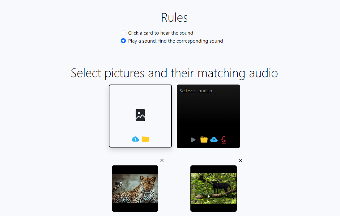 Random first slide